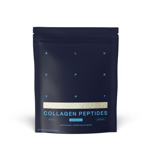 Blueprint Bryan Johnson Hydrolyzed Collagen Peptides Powder Type I II & III Collagen for Women & Men Unflavored Protein Supplement for Hair Skin Nails Joints & Cartilage 20g 30 Servings