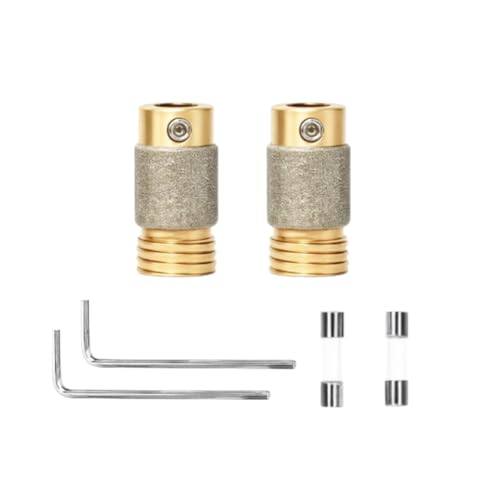 Stained Glass Grinding Bits with 5/8 inch Diamond Grinder Bit Grinder Bits and Supplies for Stained Glass Grinder (2 pcs 5/8)