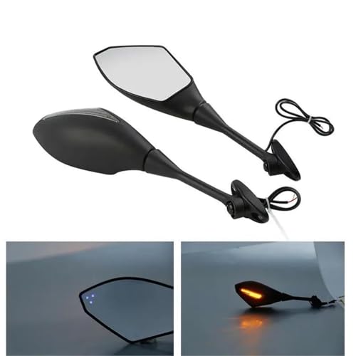 Intermitentes para espejo retrovisor CBR600RR CBR1000RR intermitente matte black clear 5