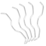 Mikikit 5 Piezas Metálico para Trampolín Resistente y Reutilizable Gancho Curvado Antideslizante Compatible con Varios Modelos Fácil Instalación y Reemplazo
