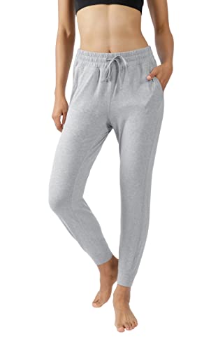 90 Degree By Reflex Soft And Comfy Lounge Pants - Womens Hacci Jogger - Heather Grey Cationic - Medium #TOP29