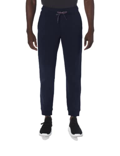 Tommy Hilfiger Men's Essential Fleece Jogger Sweatpants, Desert Sky, 4X-Large Tall