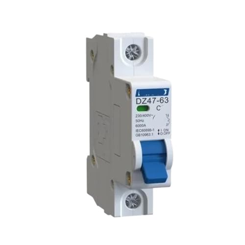 Disjoncteur DZ47-63 résout les surcharges de courant interrupteur 1P 16A 230V