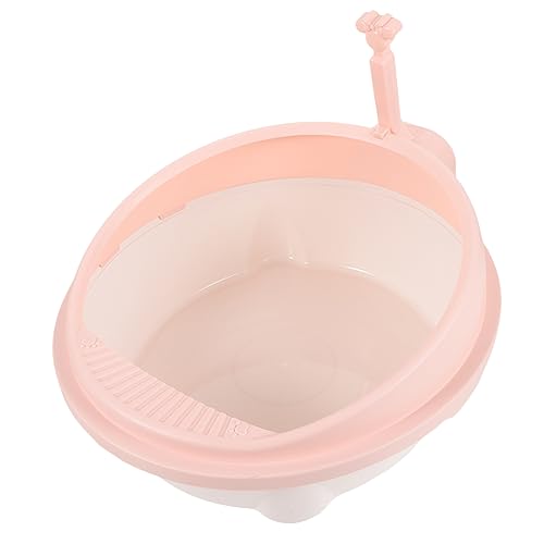 Beavorty 1 Conjunto De Caixas De Areia Para Gatos Suprimentos Para Gatos Panela De Areia Para Gatinh