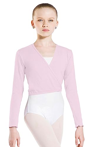 Wear Moi Menuet Girl's Knitted Acrylic Cross Over Top