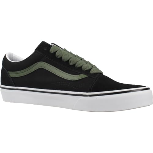 Baskets Vans Old Skool mode mixte adulte en toile et daim noir - 5