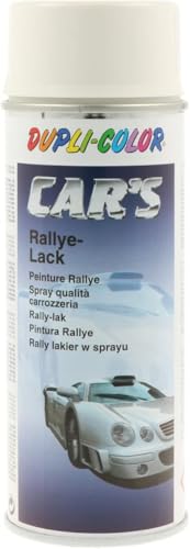 MOTIP CARS Sprühlack Weiß Glänzend 400 ml Sprayfarbe in Nitro-Kombi-Qualität für Metall Karosserie & Kunststoff Autolack mit hoher Deckkraft