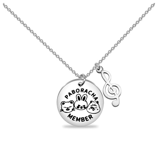 SEIRAA Korean Stay Necklace Korean Paboracha Member Gifts Stay Leebit Jiniret Jewelry Stay Merchandise (Paboracha)