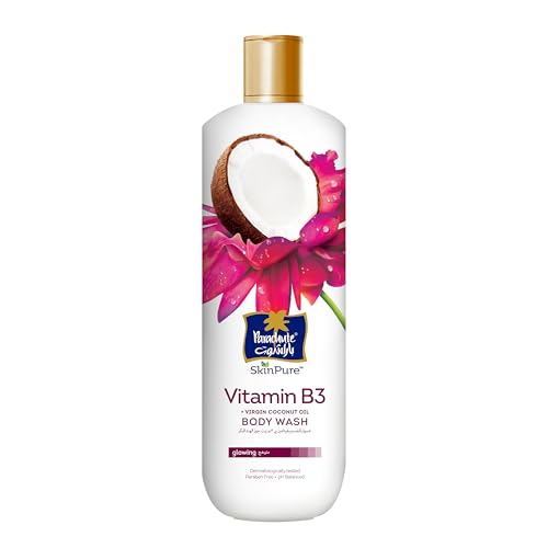 PARACHUTE SKIN PURE BODY WASH NIACINAMIDE | 100% Virgin Coconut Oil | Nourishing & Radiant Skin | Soap Free Pabaen Free restores pH Balance | Dermatologically Tested | 400ml