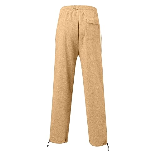 Men's Baggy Cargo Sweatpants Drawstring Waist Joggers Athletic Sweat Pant with Pockets, S-5XL3