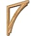Ekena Millwork BKT04X44X48THR04RWR Thorton Craftsman Bracket, 44"D x 48"H, Smooth Western Red Cedar
