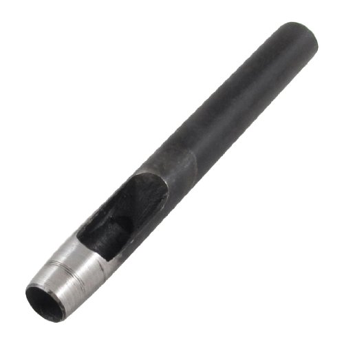 uxcell 8mm Inner Dia Leather Belt Gasket Hollow Hole Metal Punch Cutter Tool