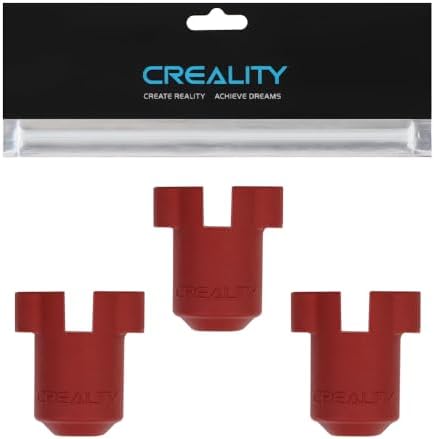 Creality K1C Silicone Socks, K2 SE Silicone Cover, 3D Printer Hotend Heat Insulation Case Heating Block Cover for Creality Ender 3 V3 Plus/Ender 3 V3 KE/Ender 3 V3 SE/K1 SE/K1/K1 Max(3PCS)