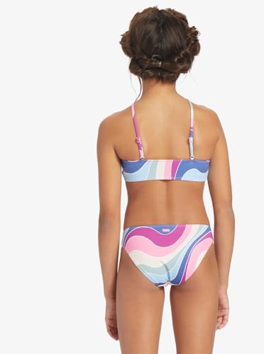 Image of Roxy Girls Vacation Memories Crop Top Set Swimsuit Set