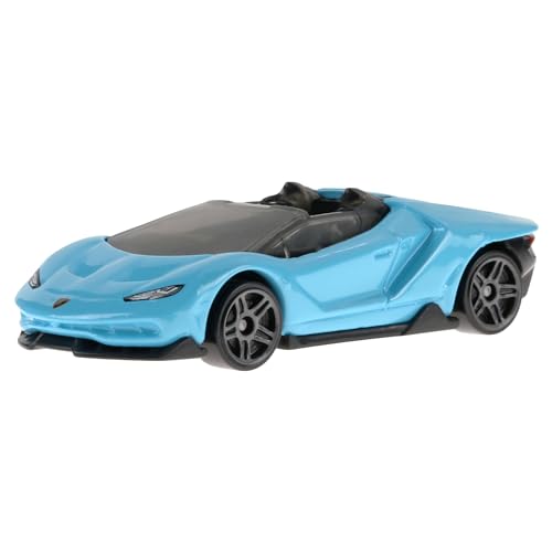 Hot Wheels Coffret de 10 voitures de course dont une Corvette une Lamborghini une McLaren et des voitures originales Hot Wheels à ’échelle 164 exclusivité Amazon HYM96 - vue 3