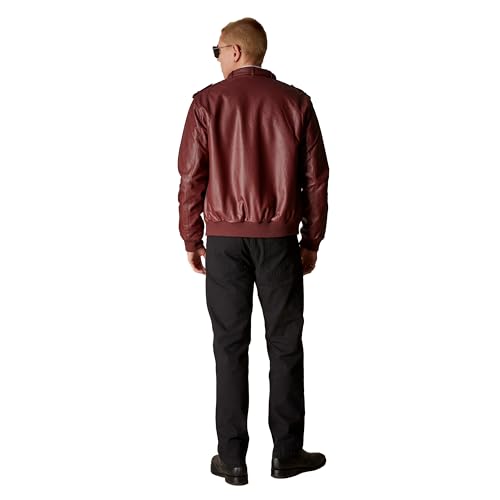Members Only Iconic Racer Faux Leather Jacket Men
