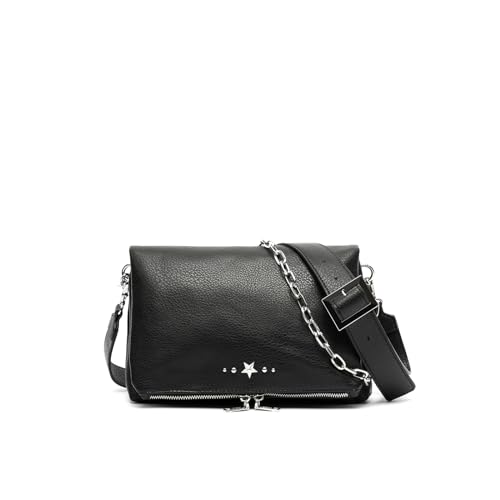 MISAKO Enide bolso bandolera con doble asa Mujer - Enide Negro 18 X 27 X 10 cm