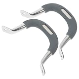 Manico universale di ricambio per pentola: questo manico è un perfetto ricambio per il manico vecchio o , adatto alla maggior parte delle pentole, come pentole a vapore, manico per pentola isolato in silicone