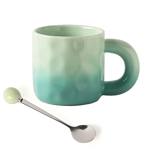 Coupe Chubby Dégradé Vert TREEWOO pour sublimer votre table de salon - 2