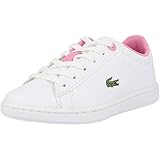 Caña baja Lacoste Carnaby EVO 0120 2 C Blanco/Rosa (White/Light Pink) Sintético 32 EU