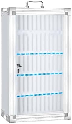 Mobile Phone Storage Box - Conference & School Locker, Desk Cabinet for Employee Use, Portable Cell Phone Organizer with Handle, Secure Phone Charging Station