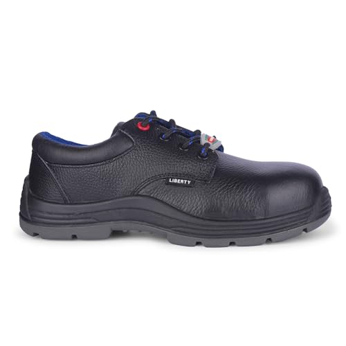 Image of Liberty Freedom SURKSHA2CJ Black Safety Lacing Oxford Shoes for Men - 10