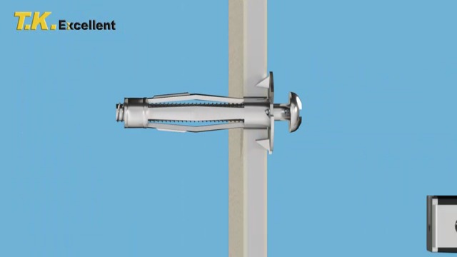 T.K.Excellent Heavy Duty Zinc Plated Steel Bolt Hollow Drive Wall Anchor Screw Set for Drywall,Multiple Sizes Assortment Kit, 68 Pcs