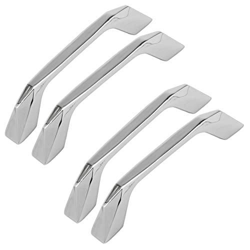Image of Atom 4.7 inches Zinc Cabinet Pull Handle | CPPT Finish | Office Wardrobe Furniture Kitchen Drawer Push Bar, 229, Pack of 4