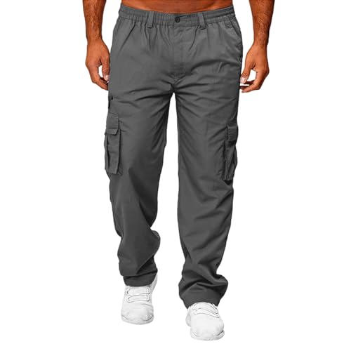 Générique Pantalon Cargo, D'été Décontracté Trekking Treillis Vetement Travail Homme Travail Slim Randonnée Militaire Pantalon Moto Homme Classique...