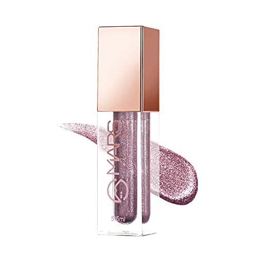 Image of MARS Metallic Liquid Glitter Eyeshadow | Waterproof & Highly Pigmented | Smooth Glide Formula (5.5ml) (04-Milky Way)