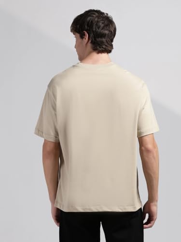 Image of Solid Relaxed fit Cotton t Shirt