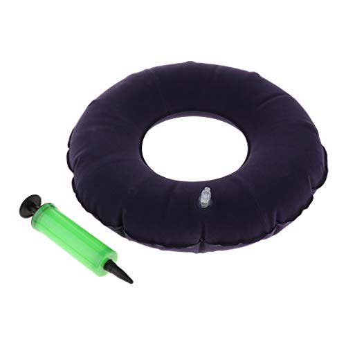 Coussin bouée gonflable confortable pour chaise de bureau et longs trajets