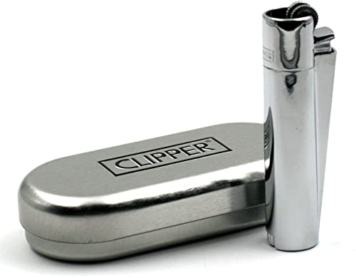Clipper Classic Metal Flint Silver Lighter