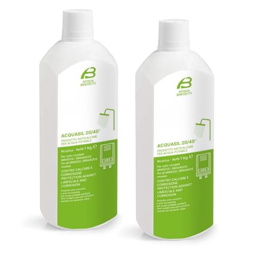 Acquasil 20/40 Polifosfato Liquido – Anticalcare e Anticorrosione per Impianti Idrici e Caldaie – Compatibile...