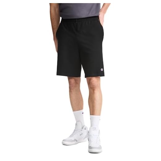 Champion mens Shorts, Classic Cotton Jersey Athletic Shorts, 9", Long Gym Shorts, mens Workout Shorts
