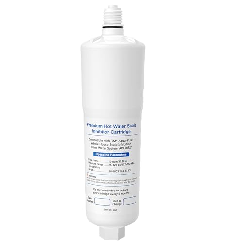 IT'S PURE EXPERT AP431 AP430SS Cartridge, Replacement for Aqua-Pure Whole House Scale Inhibition Inline Water System，Prevent Scale Build Up On Hot Water Heaters, Pipes and Boilers，1 Pack