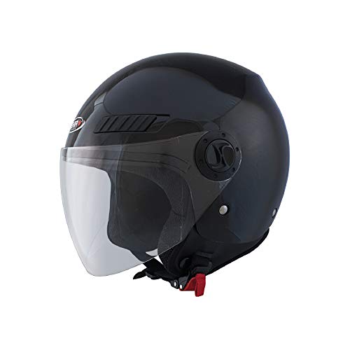Casque Jet Shiro SH62 GS Noir M pour vos Trajets Urbains Quotidiens