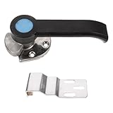 BAZEITFLOW Edelstahl dampfschrank Türgriff mit Anti verbrennungs schutz Sicherer Türverschluss für Dampfgarer und Meeresfrüchteschrank Modernes Design Rutschfester Griff für Küchenkomfort