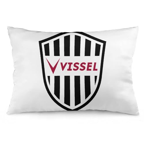 ヴィッセル神戸 枕カバー クッションカバー 収縮防止 装飾枕カバースローピローケース 20"x30"