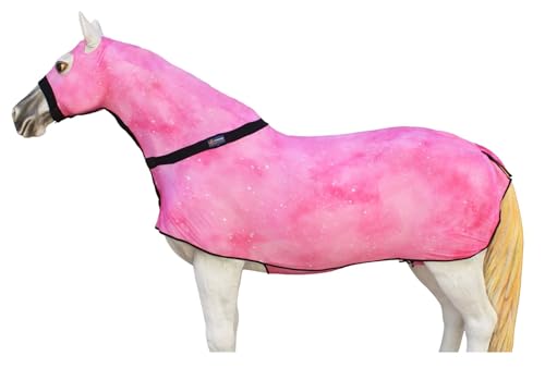 Image of L Horse Medium Horse Comfort Stretch Full Body Neck Sheet Slinky Sleazy Pink 521MW05