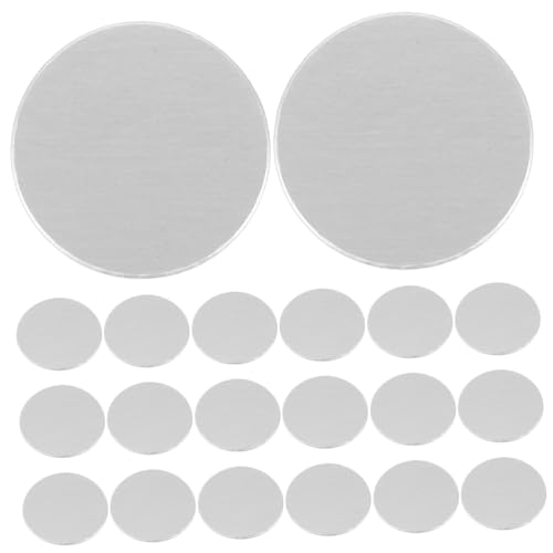VALICLUD 500piezas Unidades De Sellador De Aluminio Para Botellas De Aceite Junta De Película De Sellado Tapones De Aluminio Para Contenedores Sellado De Botellas Plástico