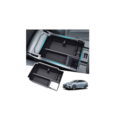  レヴォーグ VN5 VNH 専用 センターコンソールボックス 収納トレイ リッド付きタイプ対応 防滑マット付属 防音 傷防止 キズ隠し センターコンソール オーガナイザー LEVORG VN5 VNH 2021年～現行 [並行輸入品]