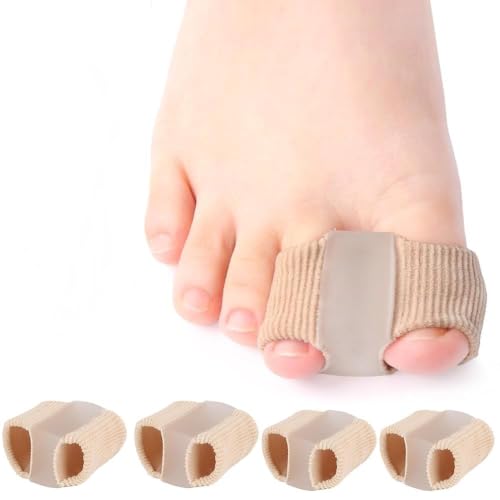 4 Pièces Lot De Séparateurs D'orteils En Silicone, Séparateurs D'orteils Pour Orteils Qui Se Chevauchent, Correcteur Hallux Valgus, Pour homme et femme Protection Orteils, Peau