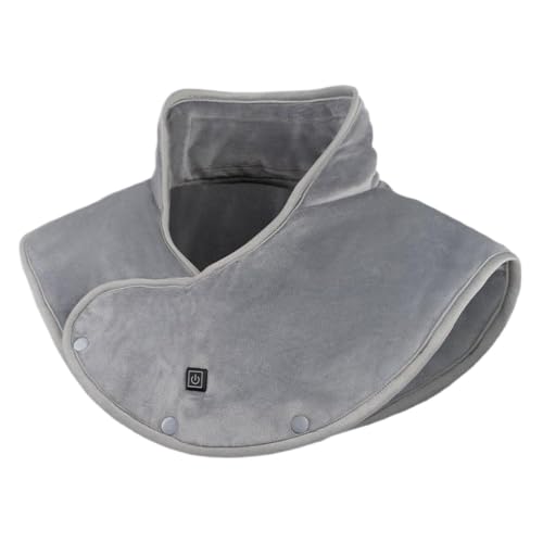 Almohadilla Térmica Para Hombro - 23.64-31.52 Pulgadas Mantón Comprimido En Caliente De 3 Engranajes Alimentado Por USB | Envolturas De Cuello Calentadas Para Mujer | Para Invierno Viajes De Oficina