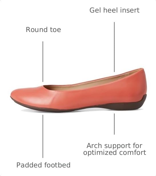 Image of Women's Genuine Leather Comfort Slip on Ballet Flats