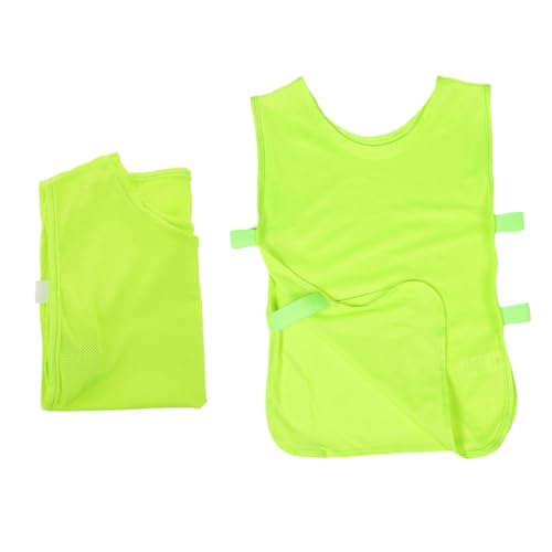 SUPVOX 2pcs Boy Girl Practice Vest for Soccer Basketball Volleyball Breathable Mesh with Bright Colors Durable Training Gear for Youth Sports Teams
