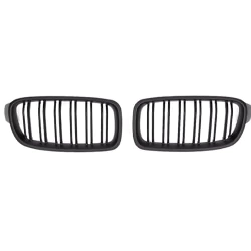 Calandre Avant de Voiture Série 3 F30 F31 F35 Grilles de Radiateur Finition Noir Brillant Abs