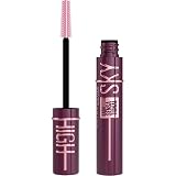 Maybelline New York Lash Sensational Sky High Washable Eyelash Mascara Makeup, Volumizing, Lengthening, Defining, Curling, Multiplying, Buildable Formula, Shade: Burgundy Haze, 7.2 ml