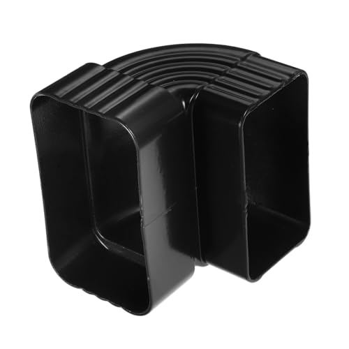 PENIKOKO Adaptateur de Gouttière à Angle Droit en Alliage D'aluminium, Raccord de Pluie Flexible et Résistant la Déformation pour Canalisation de Gouttière 90 Degrés