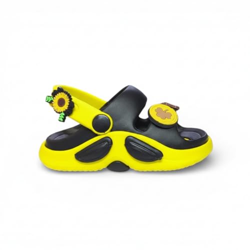Image of GLJ Kids Comfort Clogs Sandals for Boy and Girl, 1 to 14 Years, Two-Strap Design, Easy to Wear Slip On, Dust and Waterproof, 1100